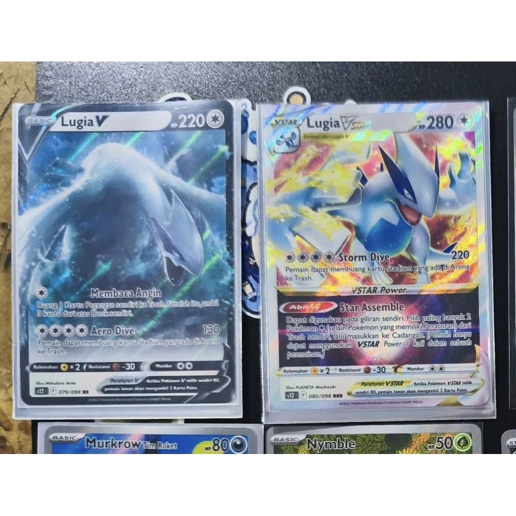 kartu pokemon Lugia V & Vstar