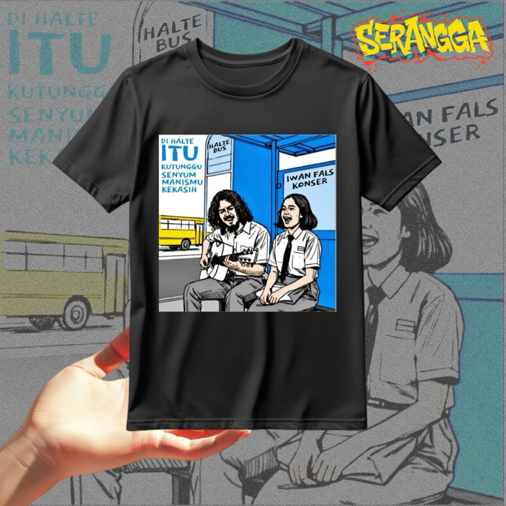 Kaos iwan fals Buku Ini Aku Pinjam Original merch Iwan Fals combed 30s
