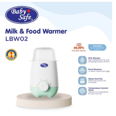 BabySafe LBW02 BabySafe - Alat Steril Botol Susu 4in1 | Alat Steril dan Penghangat Makanan | Alat St