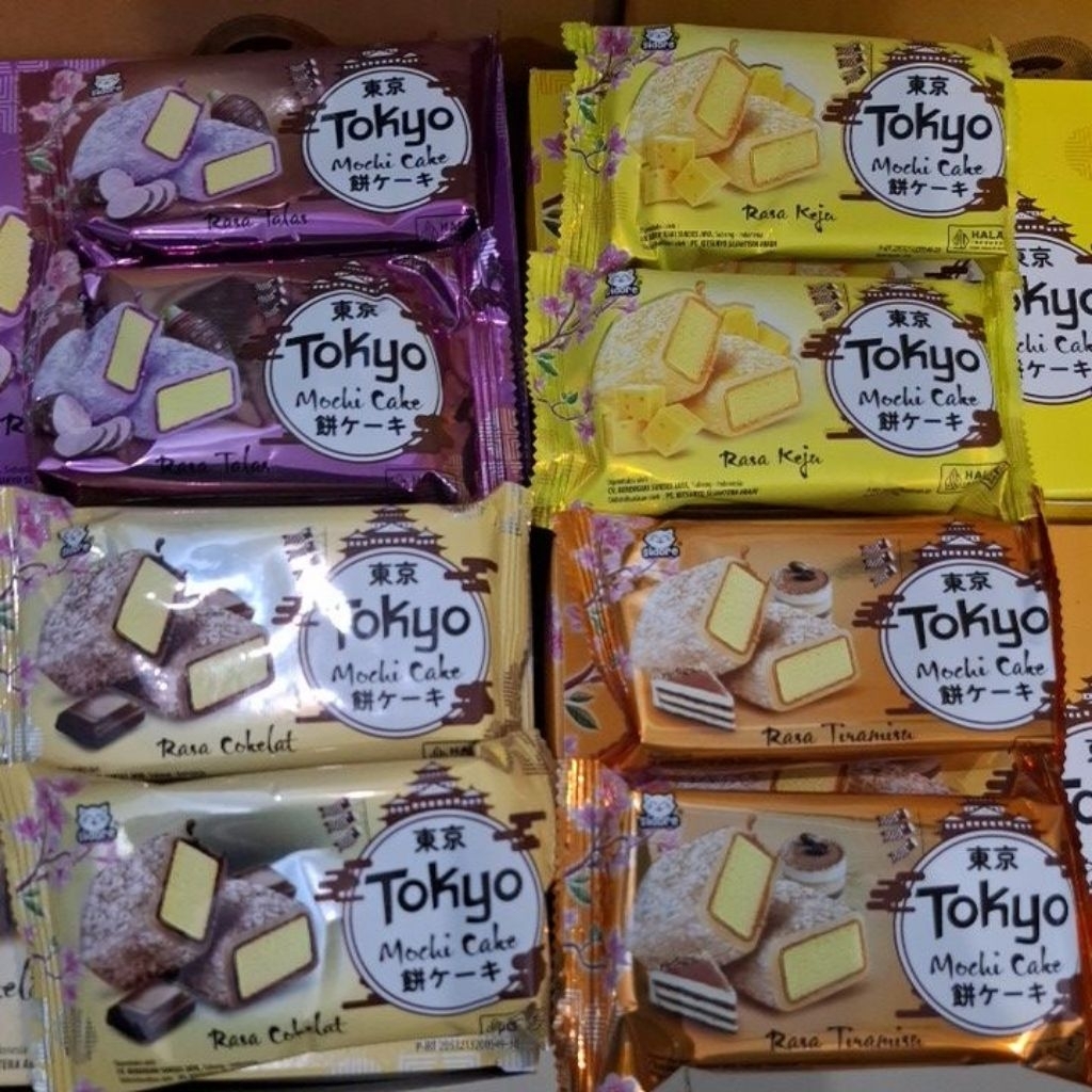 Tokyo Mochi Cake // isi 20 pcs // box