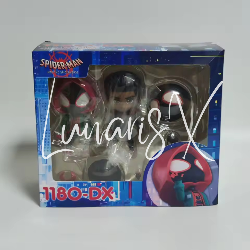Nendoroid Nendo SpiderMan 1180 DX Spider Man Miles Morales Spider Verse Edition Action Figure