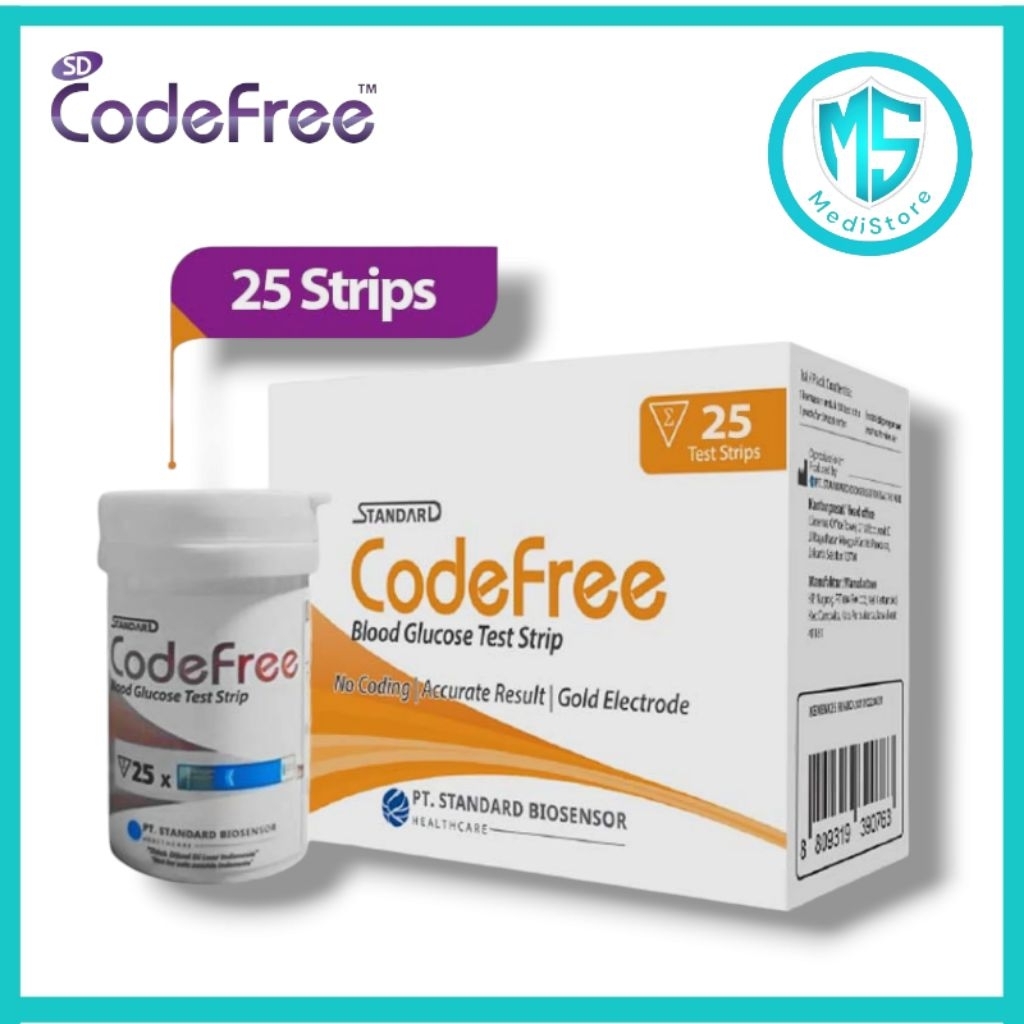 Strip Codefree SD  Biosensor  Refill Codefree SD Biosensor  Strip Code Free  TKDN