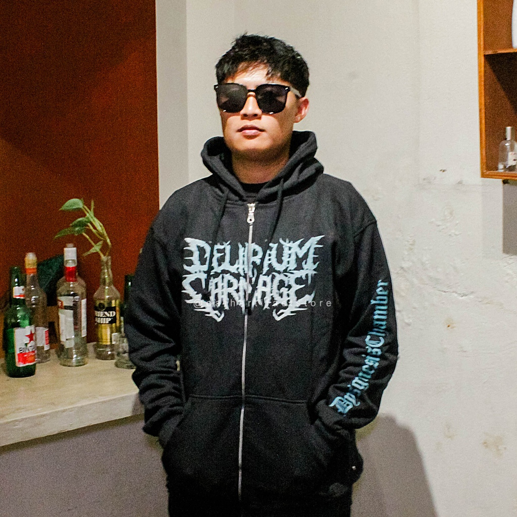 Official Merch From Delirium Carnage - Dysgenesis Chamber Hoodie