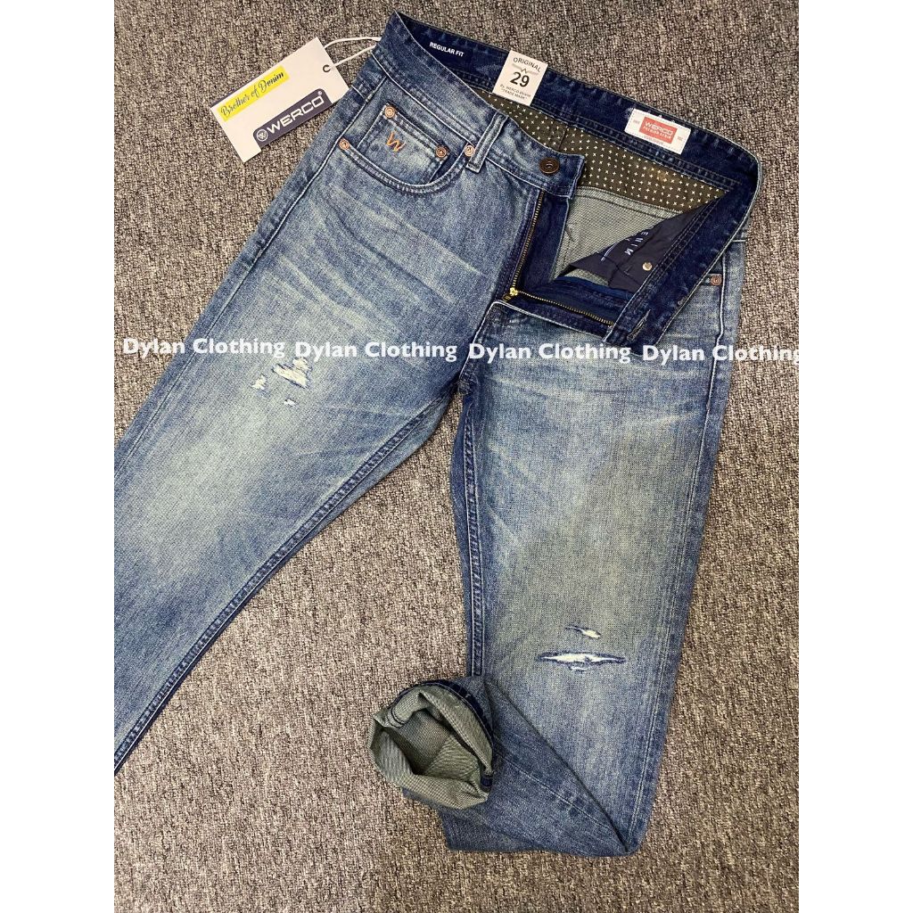 Celana Sobek werco | celana panjang pria | brand lokal original