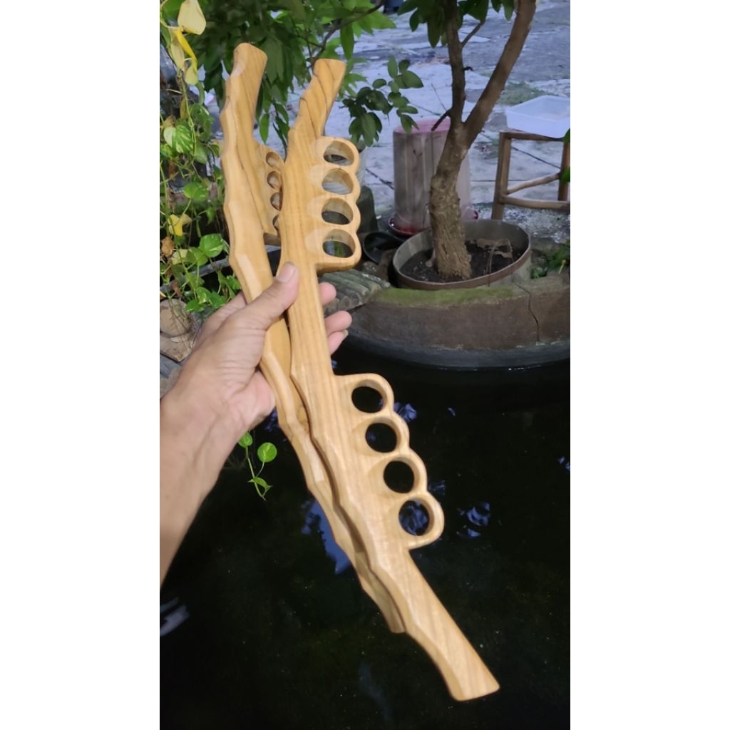 handle/pegangan tas unik lengkung jumbo