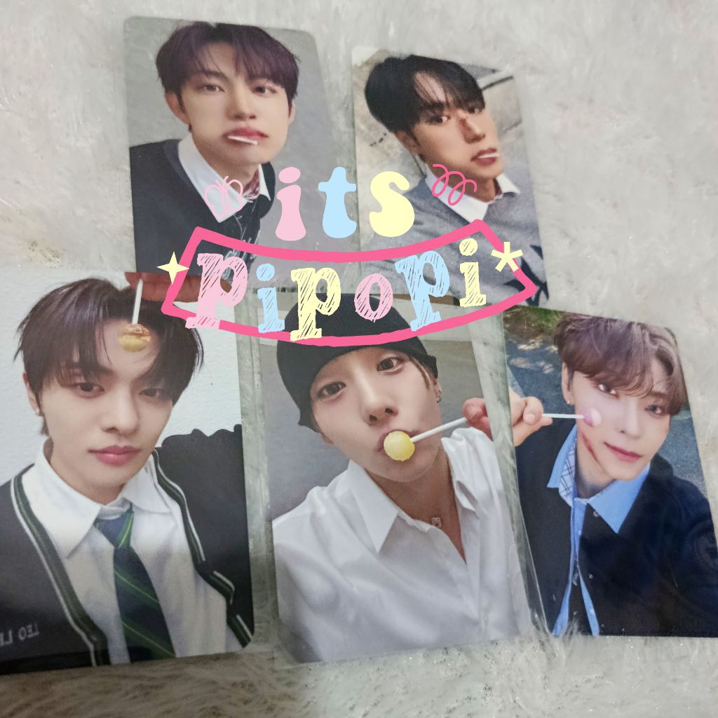 pc fs ald1 candy lollipop fansign official benefit photocard sangwon leo geonwoo junseo xinlong alph