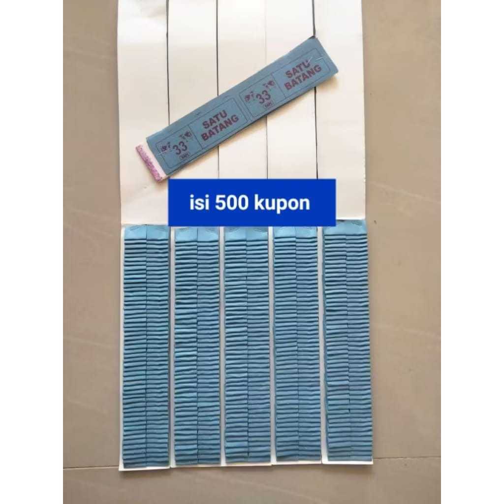 Mainan Lotre Kolas Cabutan Jadul Kosongan Isi 500 Kupon Berhadiah