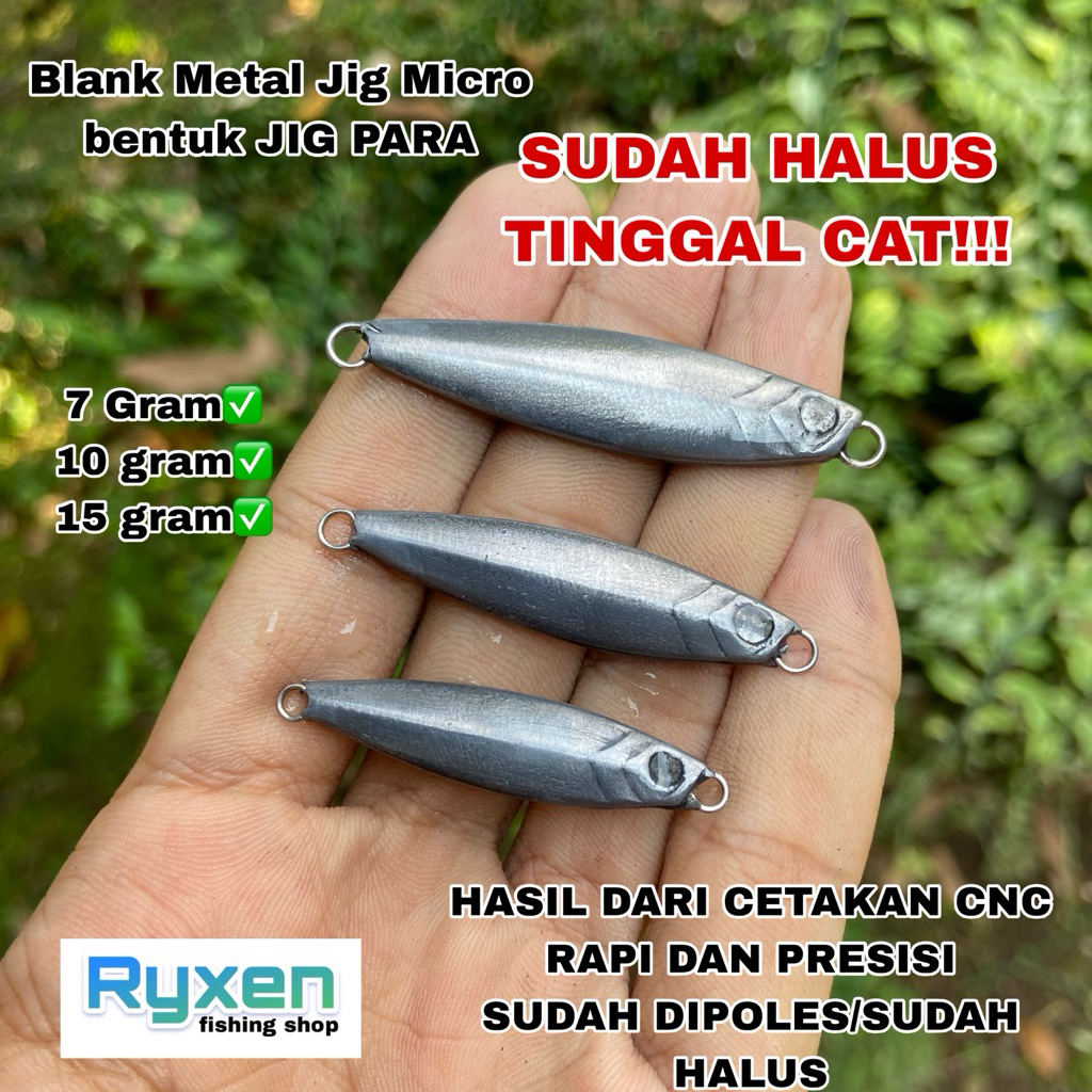 Promo Produk Baru  Blank metal jig micro jig CNC Timah keras Kawat Stainless bentuk Jig Para teri Mu