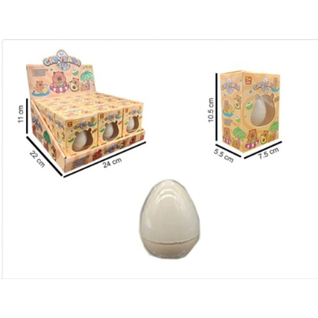 Mainan Telur Menetas Capybara dan Dinosaurus / Hatching Egg Capybara and Dinosaur