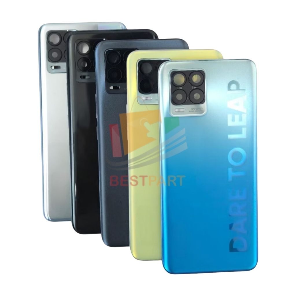 BACK CASING - HOUSING For REALME 8 4G / REALME 8 PRO BACKDOOR FULLSET + BEZEL