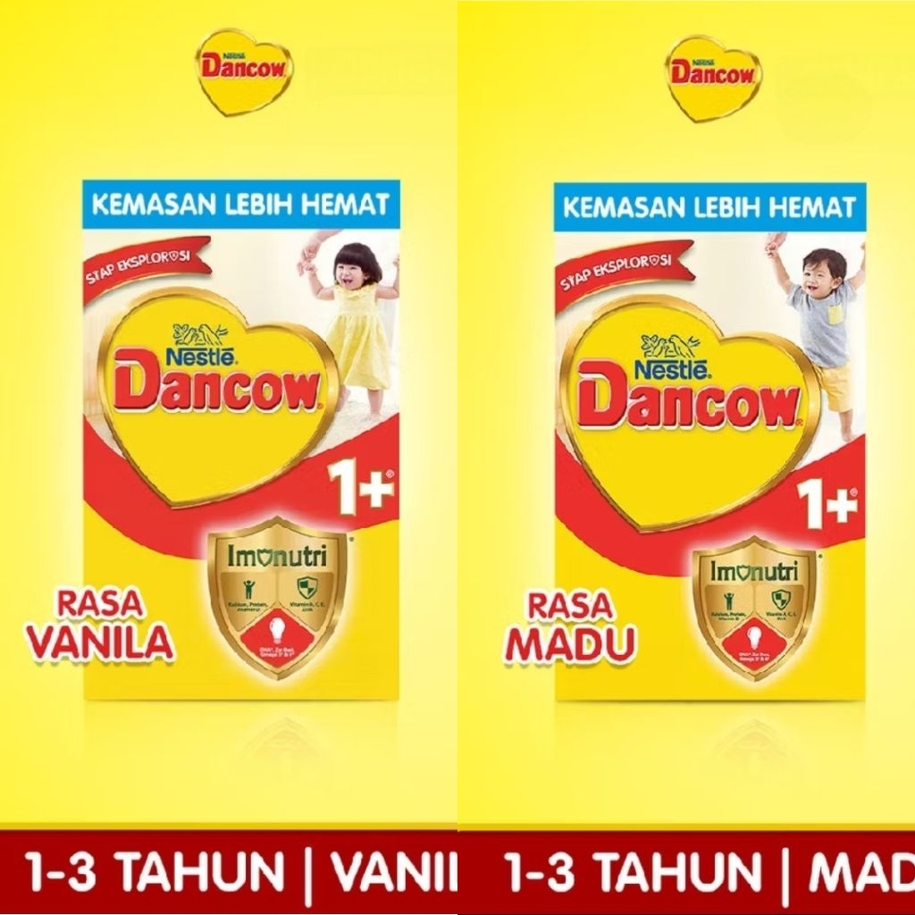 Dancow 1+ (Usia 1-3 Tahun) Rasa Vanila Madu 1kg Susu Dancow