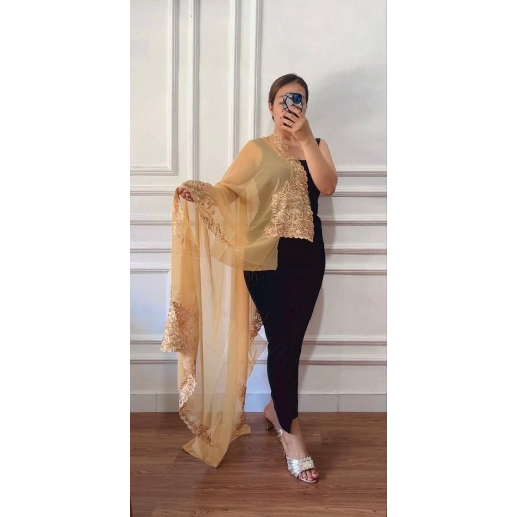 KAIN KEBAYA SUTRA CREPE BORDIR SALE