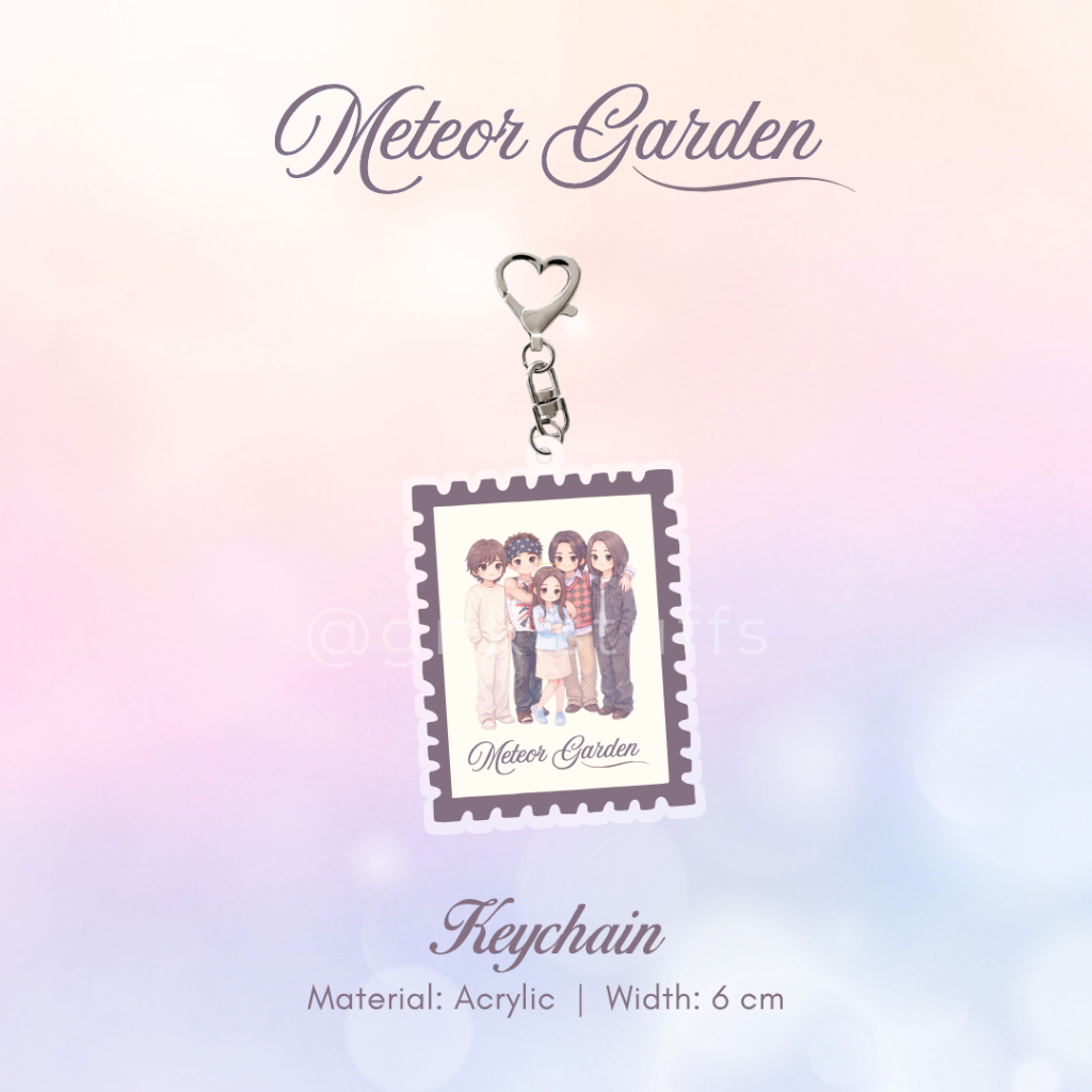 Keychain Meteor Garden | F4 Merchandise