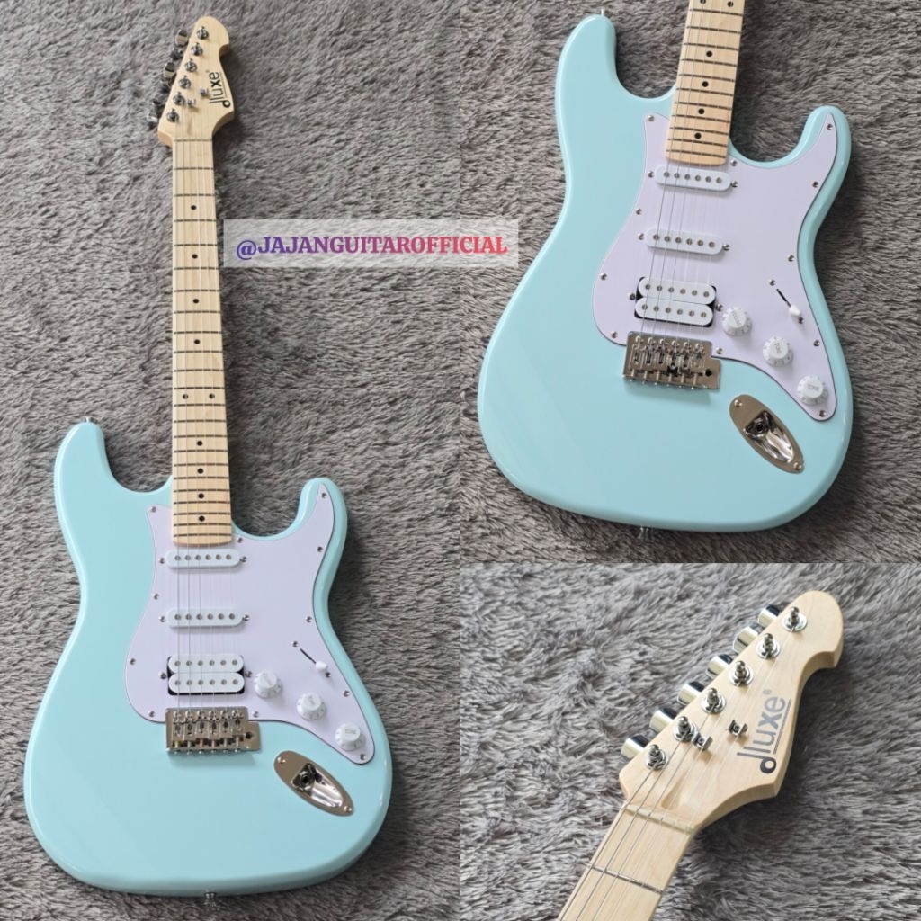 Gitar Elektrik Dluxe DS100-SGR - Gitar Dluxe DS 100 SGR - Gitar Elektrik Dluxe Stratocaster Original