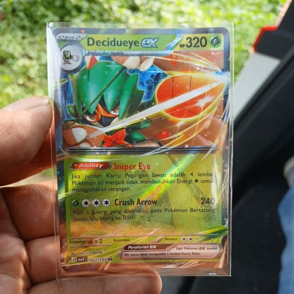 Kartu Pokemon Decidueye EX RR