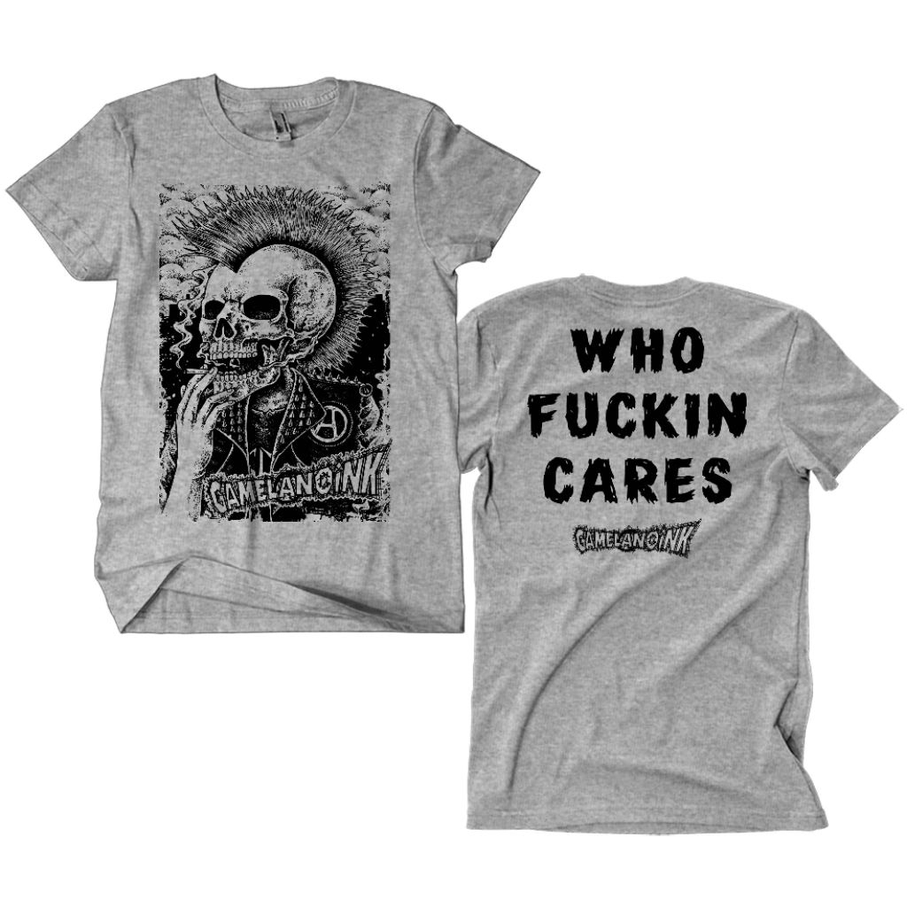 Kaos Band Punk Gamelanoink - Who Fucking Cares misty