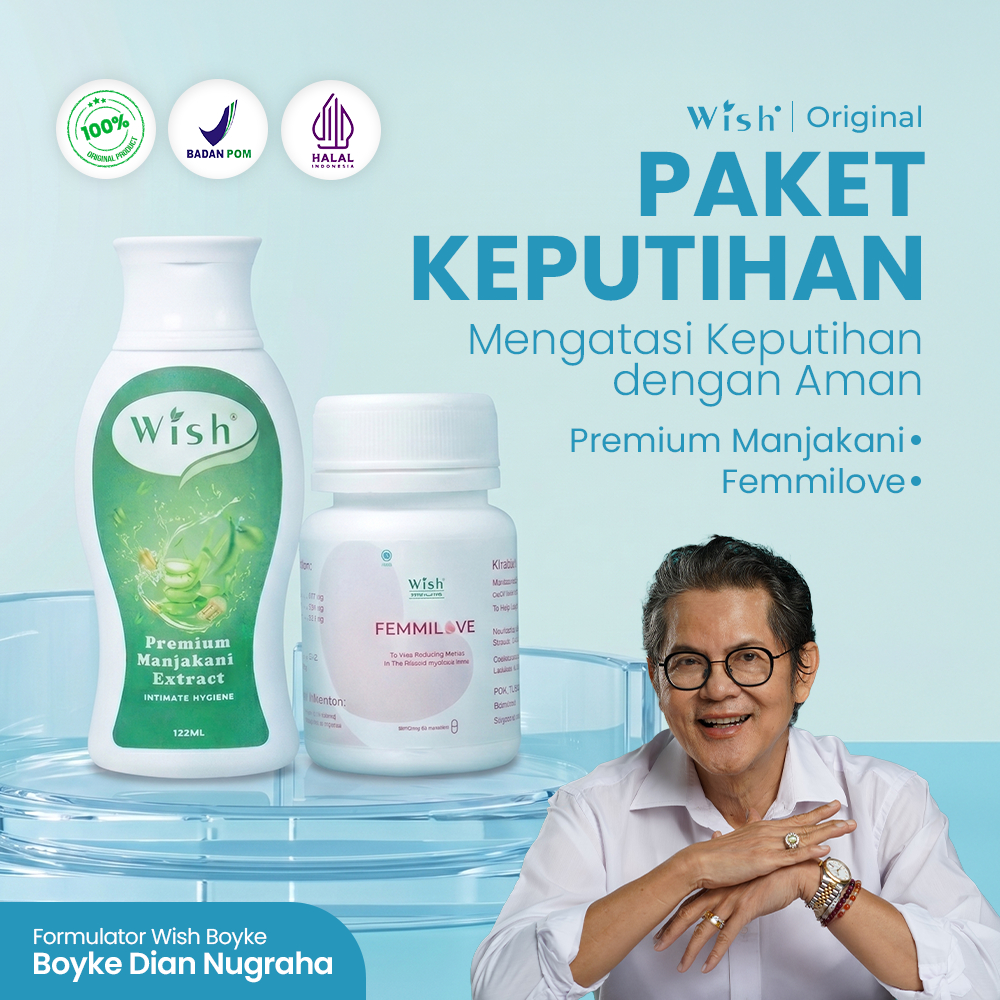 PAKET KEPUTIHAN Dr Boyke Obat Keputihan Femmilove Premium Manjakani
