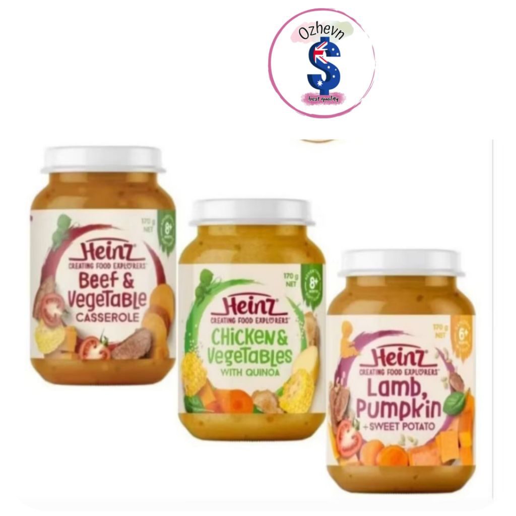 Heinz - Baby food in Jar untuk bayi 6+ Months & 8+ Months | 170g
