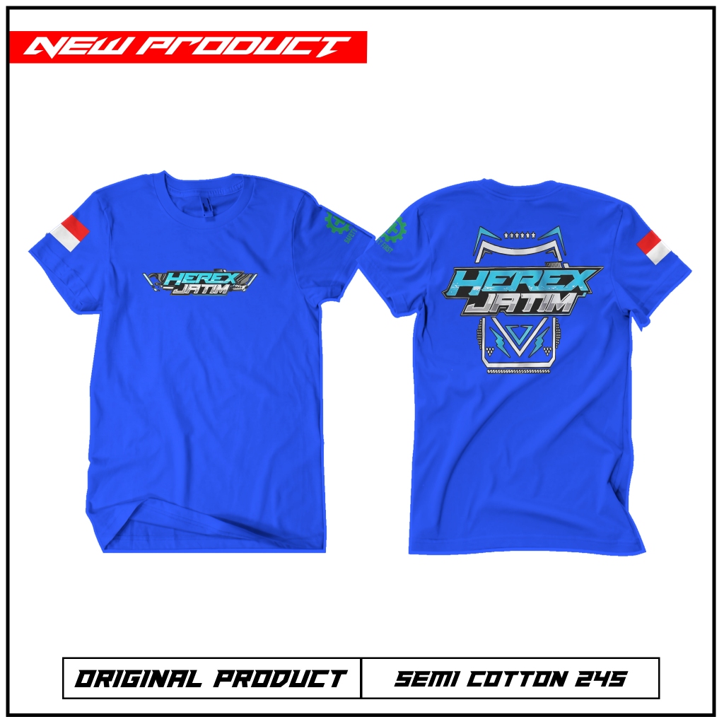 Taurus Store Kaos Herex Jatim Distro T-Shirt Unisex - Kaos Pria Wanita - Kaos Driver Muda Terbaru