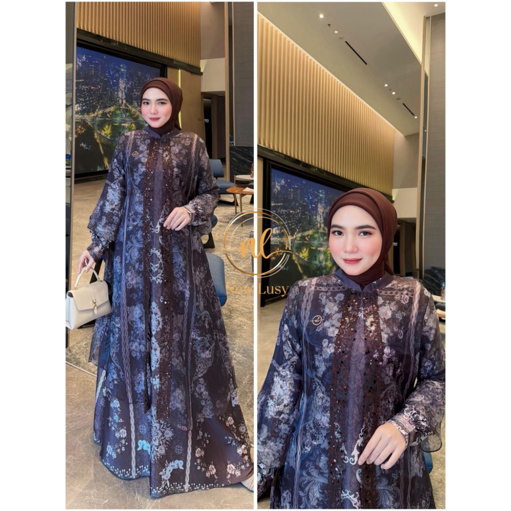 Amena dress/ Abaya aswan/ Ori Adisha/ new lussy