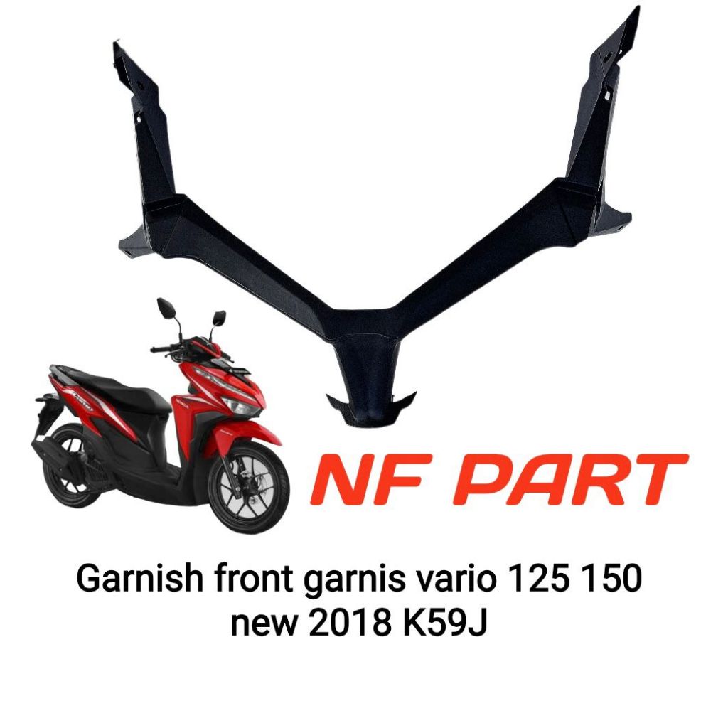 Winglet Lis Lampu Vario 125 150 New Tahun 2018-2022 Lis Lampu Depan Vario Model Winglet Variasi  Nf 