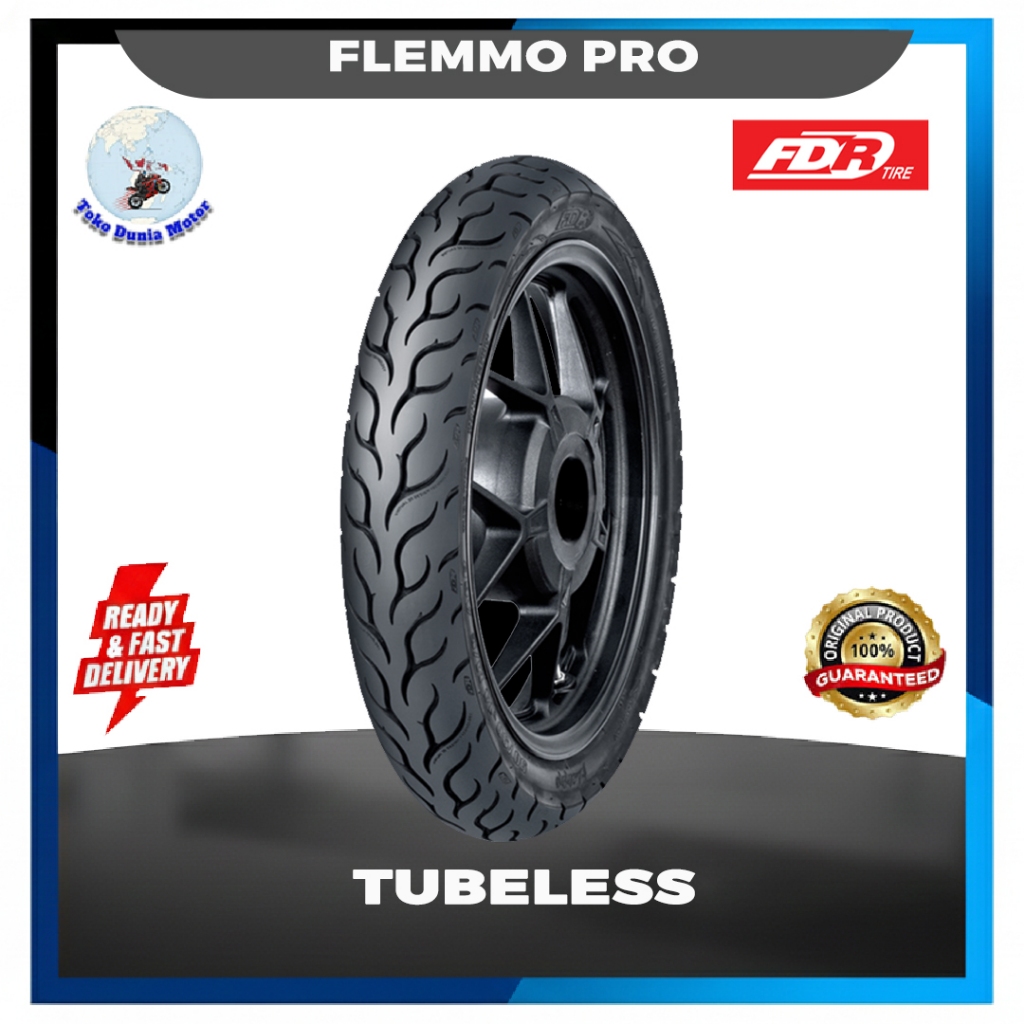Ban motor FDR Flemmo Pro 80/90-17 Ban Motor Bebek Tubeless