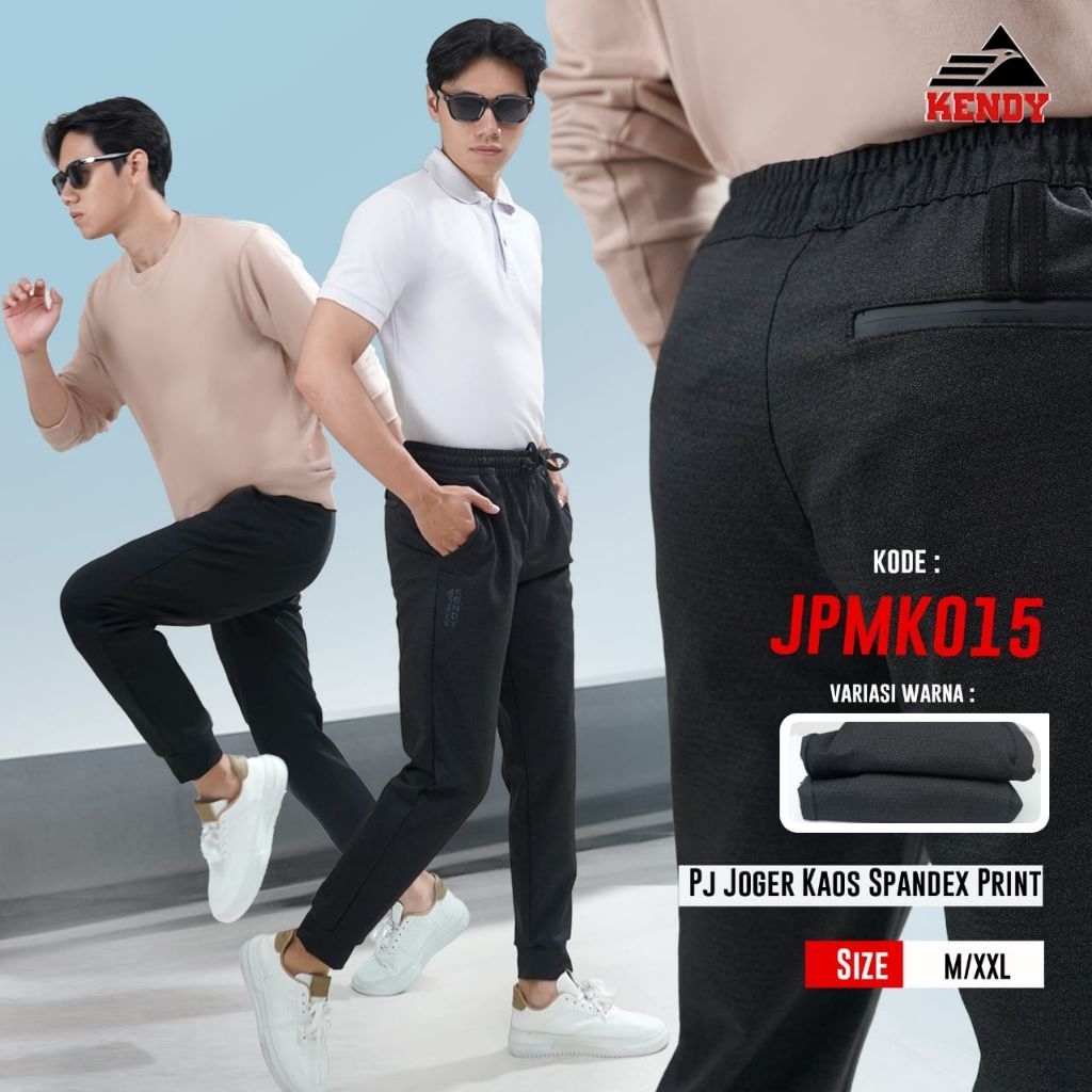 Celana Jogger Training KENDY Original Motif || JPMK || KDY018