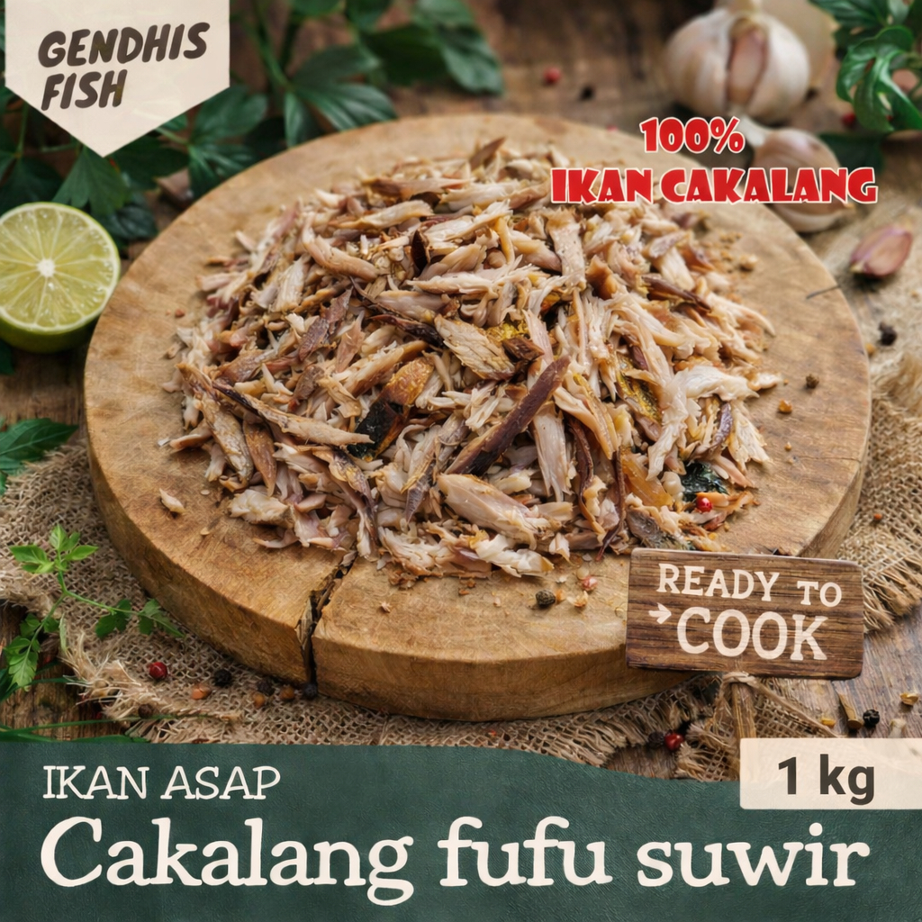 Cakalang asap suwir / cakalang fufu suwir / Cakalang Balado