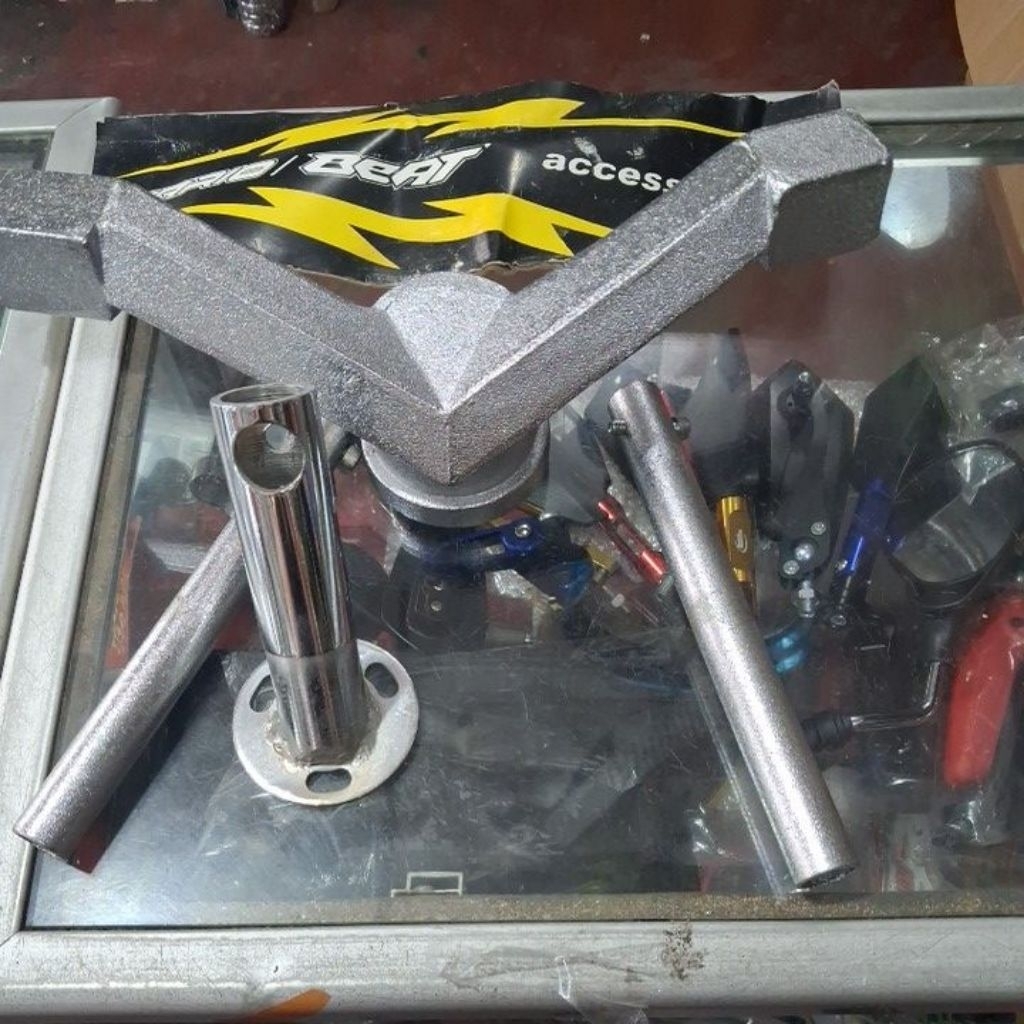 stang plus dudukan stang vario beat old