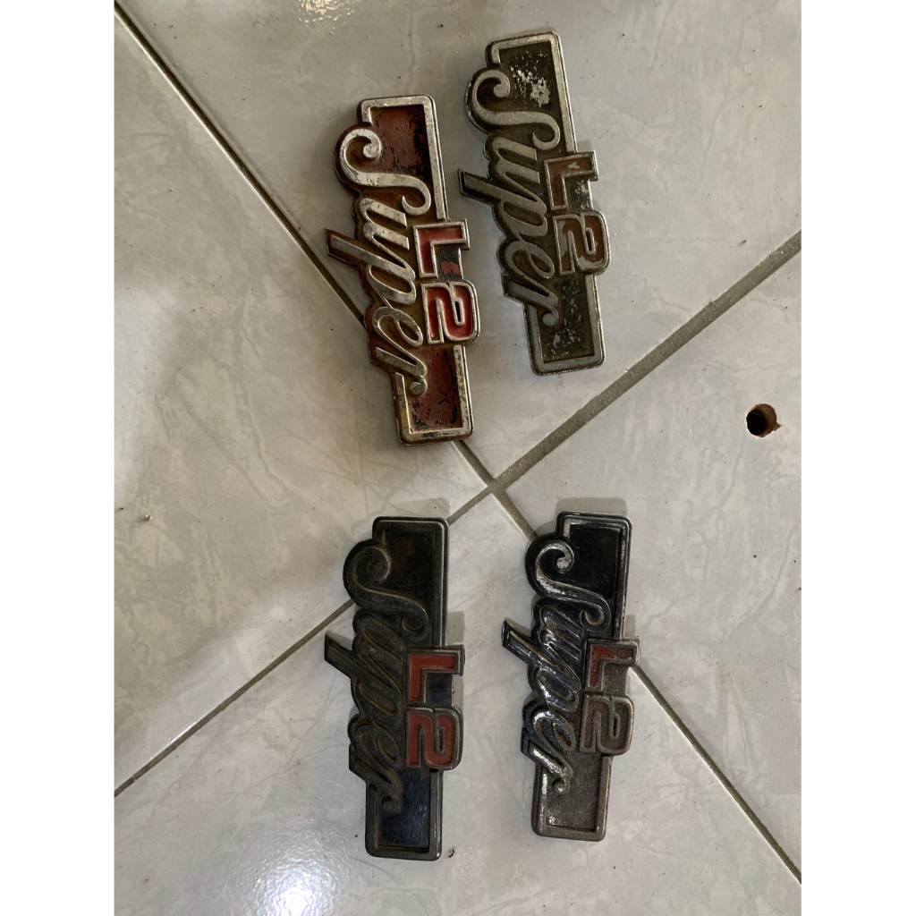 Emblem logo box aki yamaha L2 super original
