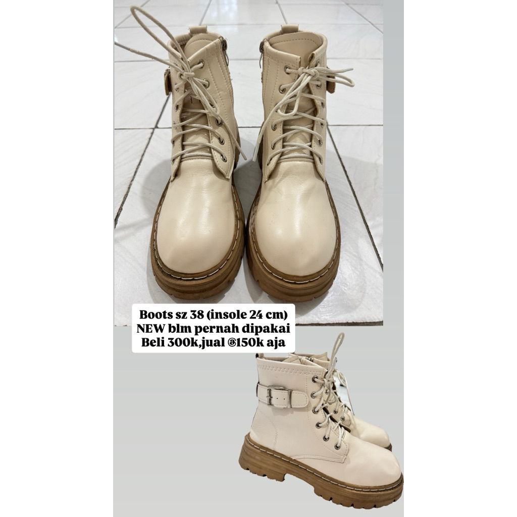 Boots wanita / sepatu wanita / boots ala korea