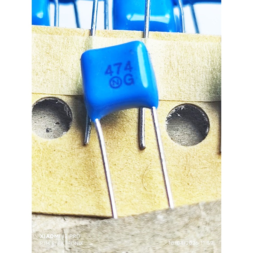 kapasitor milar 474G original