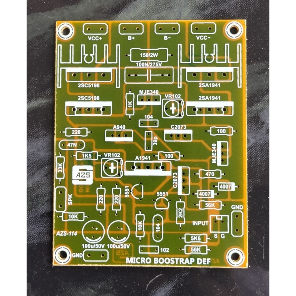 PCB Power Amplifier MICRO BOSTRAP DEF AZS-114