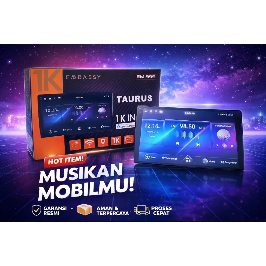 Head Unit Android Embassy RAM 4 Android Embassy Taurus