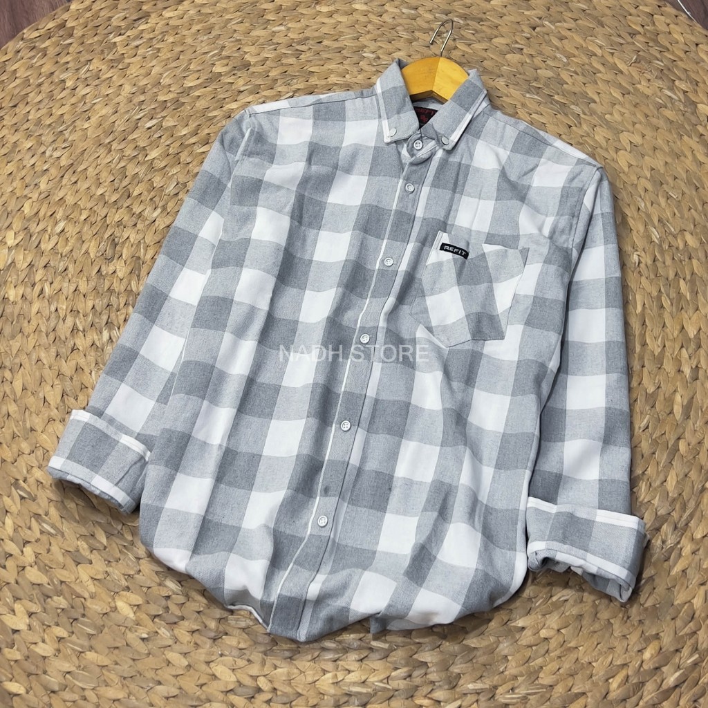Original Kemeja Flanel Pria Lengan Panjang Kemeja Flanel Pria Kemeja Flanel Wanita