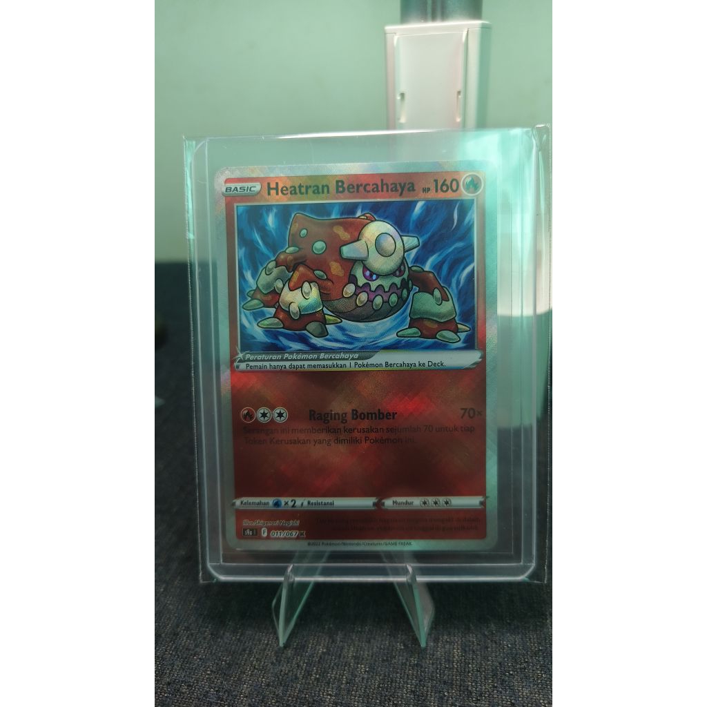 Heatran Bercahaya pokemon tcg