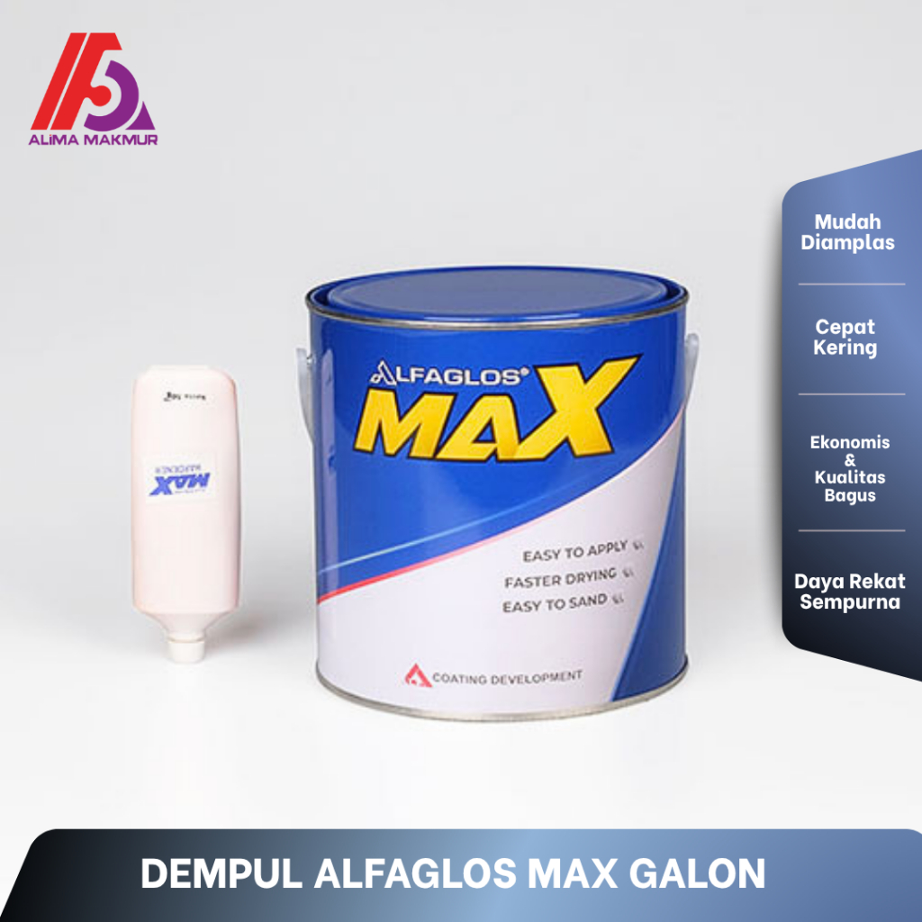 Dempul Alfaglos Max Galon / Dempul Galon Alfaglos / Dempul Alfaglos Galon / Dempul Alfamax Galon