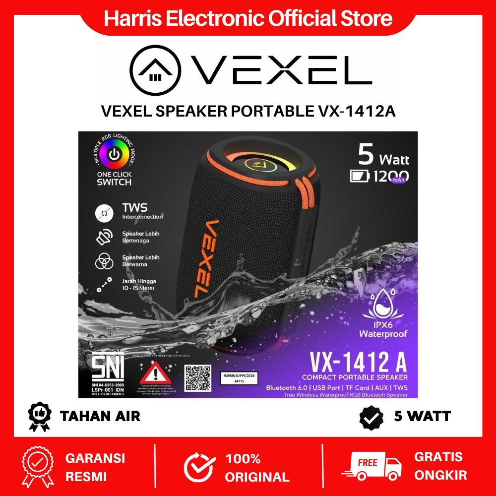 VEXEL SPEAKER PORTABLE BLUETOOTH VX-1412A GARANSI RESMI