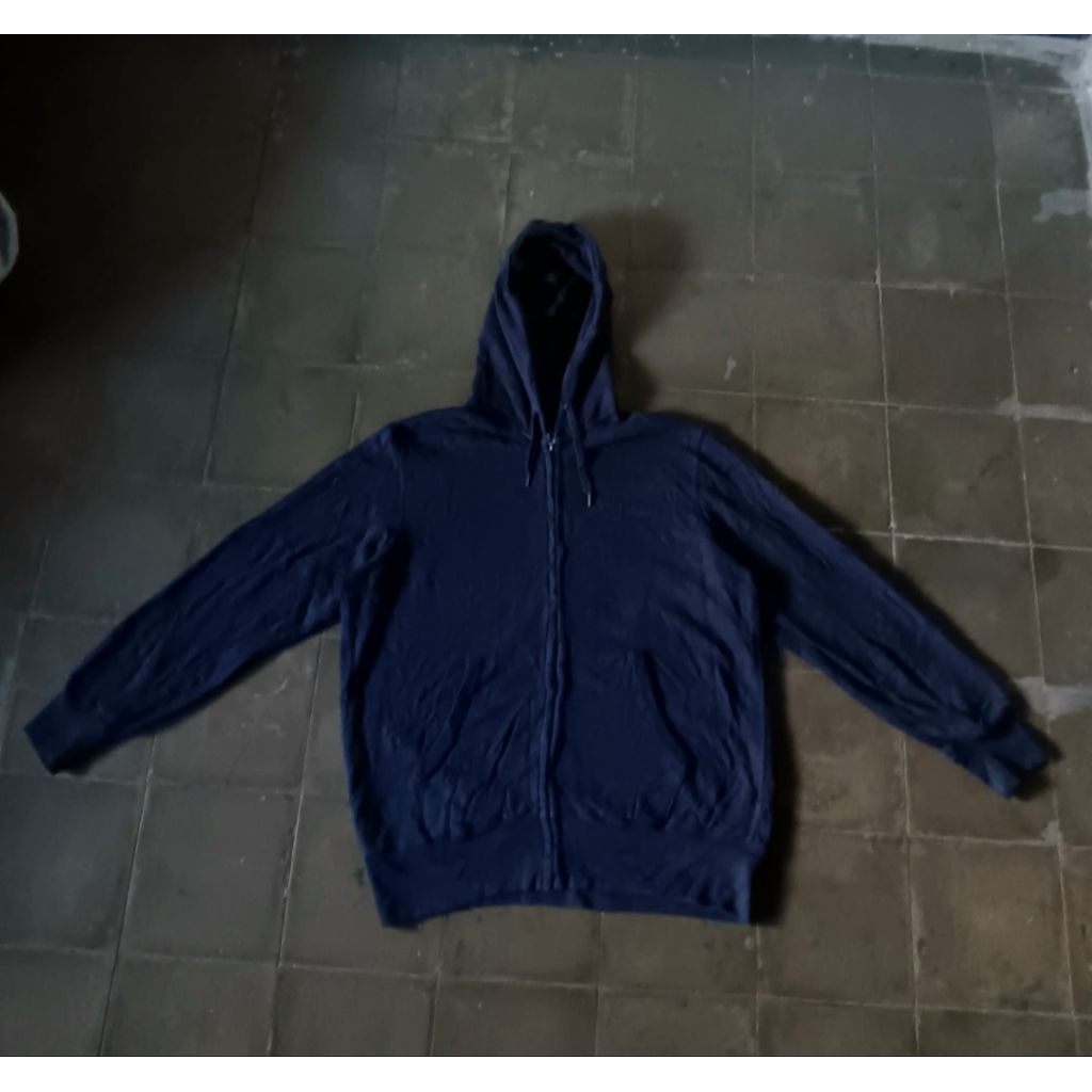 zip hoodie uniqlo navy XL