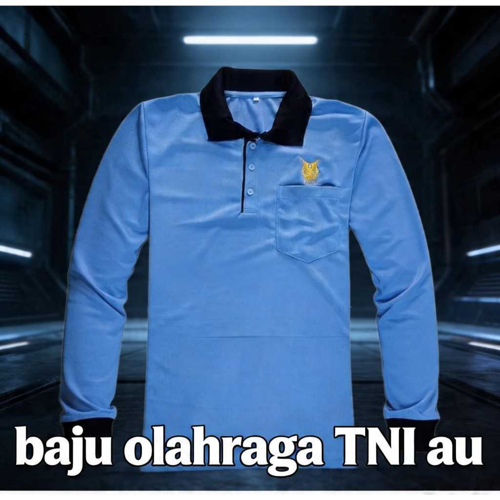BAJU OLAH RAGA TNI AU LENGAN PANJANG | BAJU OLAHRAGA TNI AU LENGAN PENDEK