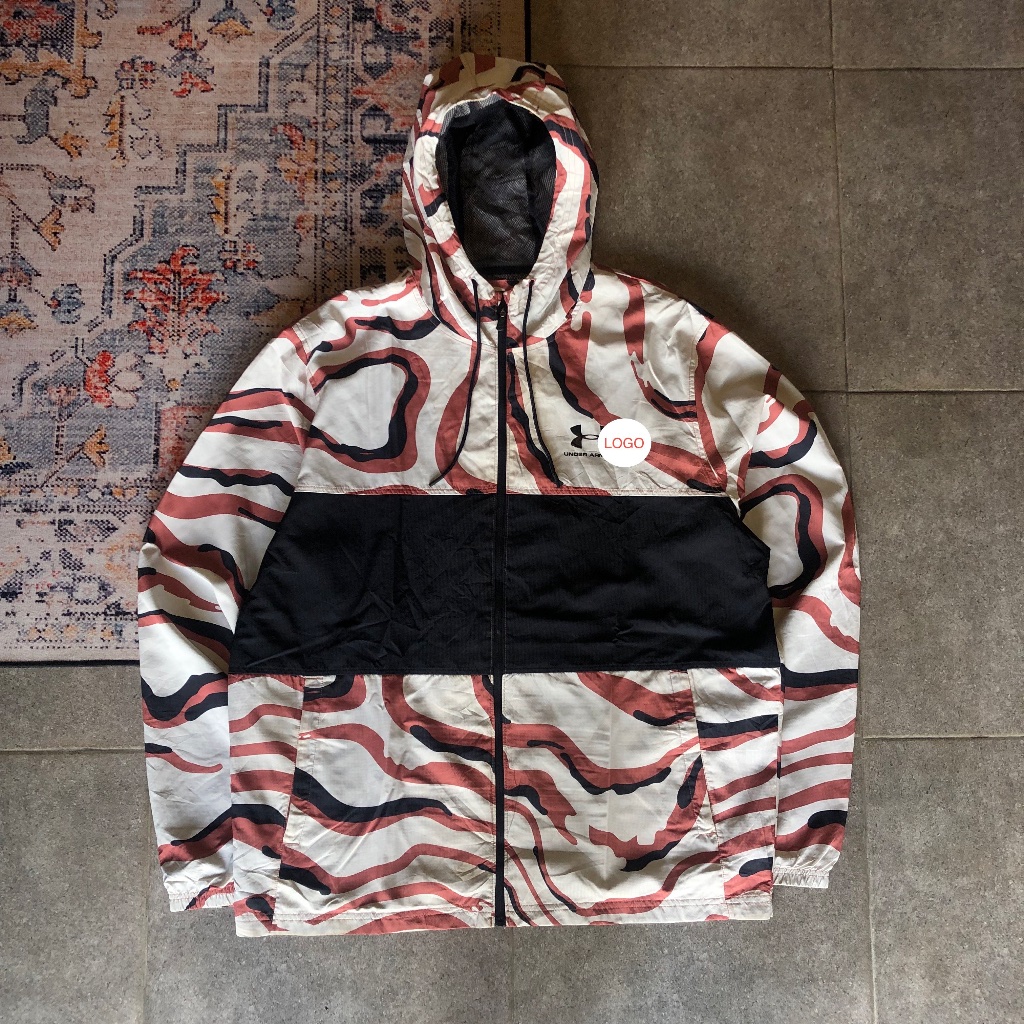 Jaket Parasut Camo Undr Armour