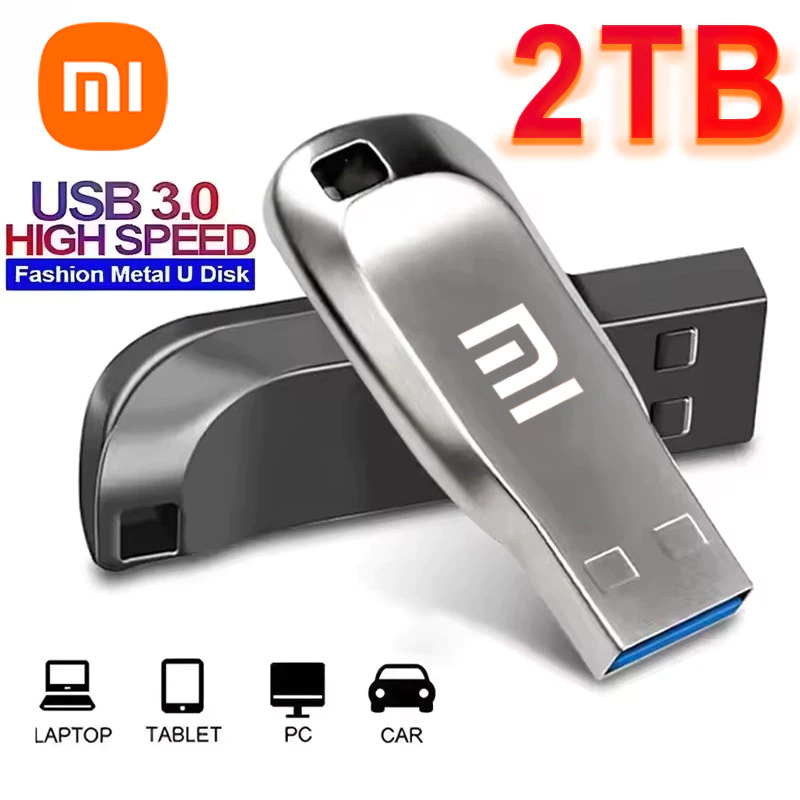 Xiaomi Metal U Disk 2TB 1TB Portable Pen Drive High Speed USB 3.0 Interface Waterproof Memoria Usb F