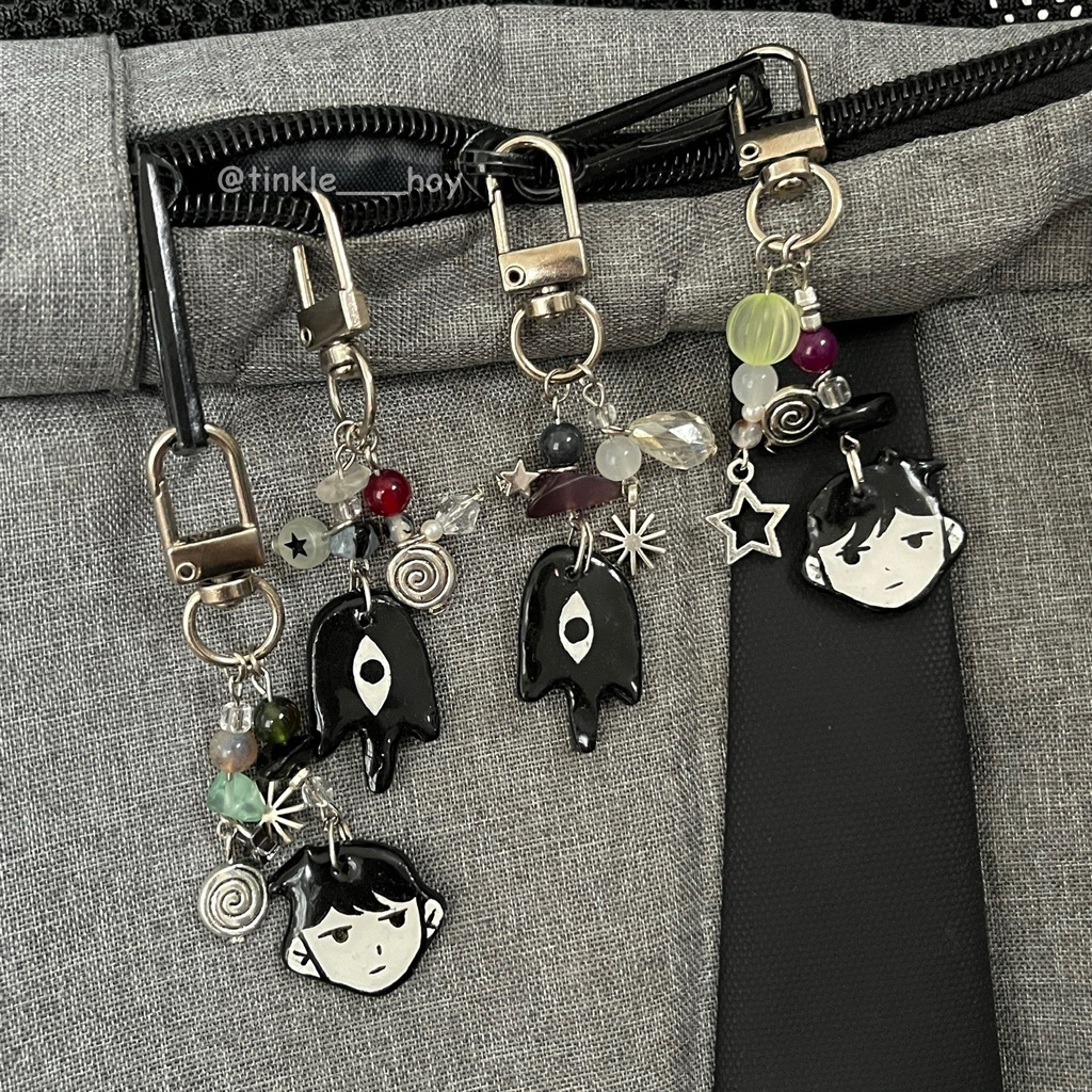 omori beads keychain