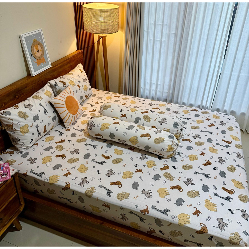 Sprei Cloud Nine Sweet love  by Esra | Sprei Home Made | Sprei Anti Geser | Wildlife Zoo