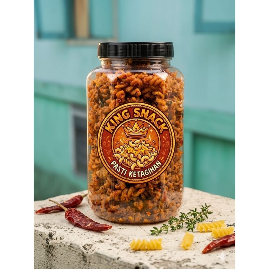 MAKARONI SPIRAL PEDAS DAUN JERUK