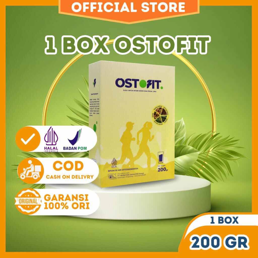 OSTOFIT Susu Herbal 200gr - Bahan Alami, Atasi Nyeri Sendi, Rasa Lezat
