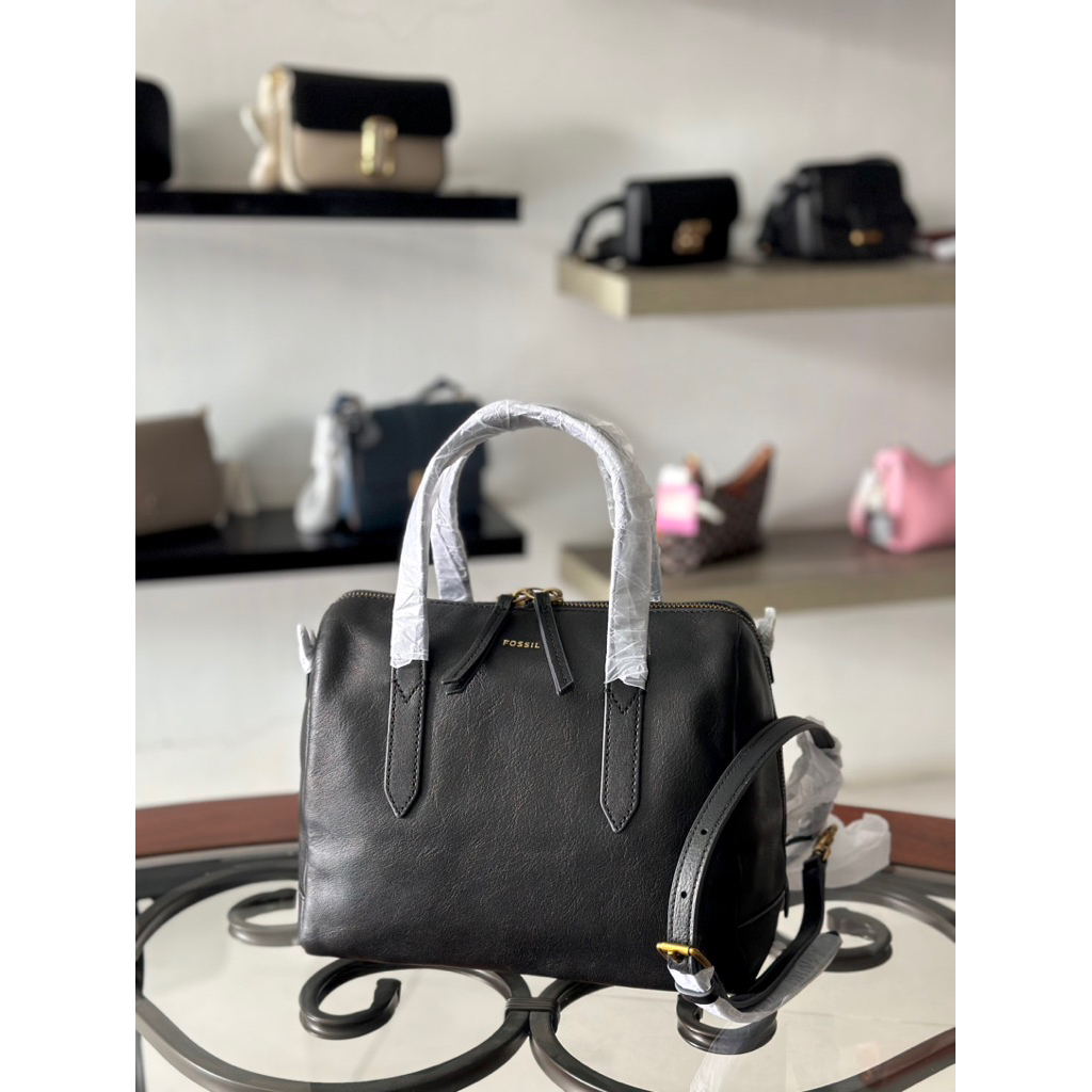 SYDNEY SATCHEL MEDIUM BLACK