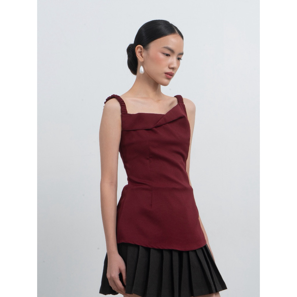 preloved byeol maroon top