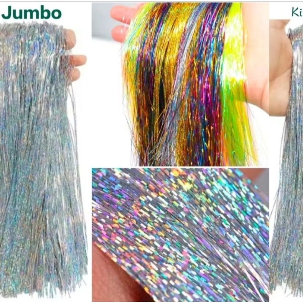 Bulu mutiara SP JUMBO kilat umpan pancing assist hook bulu kotrek bulu umpan sabiki umpan bulu mutia