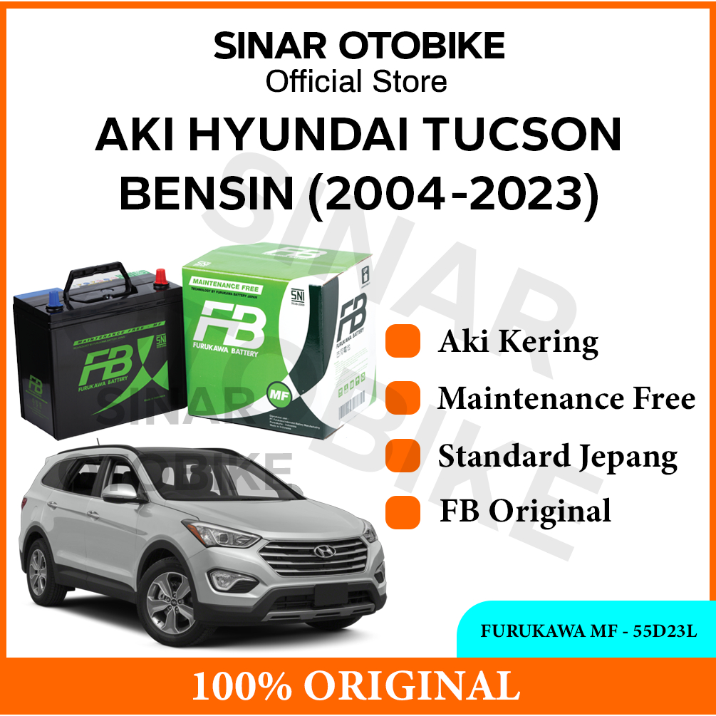 AKI HYUNDAI TUCSON BENSIN FURUKAWA BATTERY MF KERING